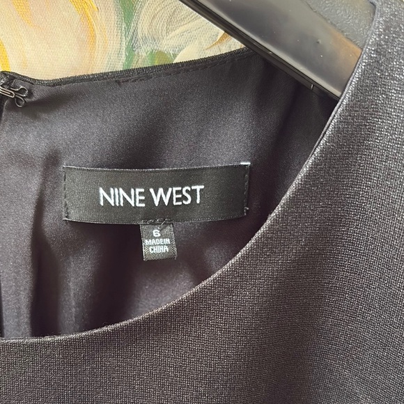 Nine West Black Mini Dress with Studded Detail - Picture 3 of 10